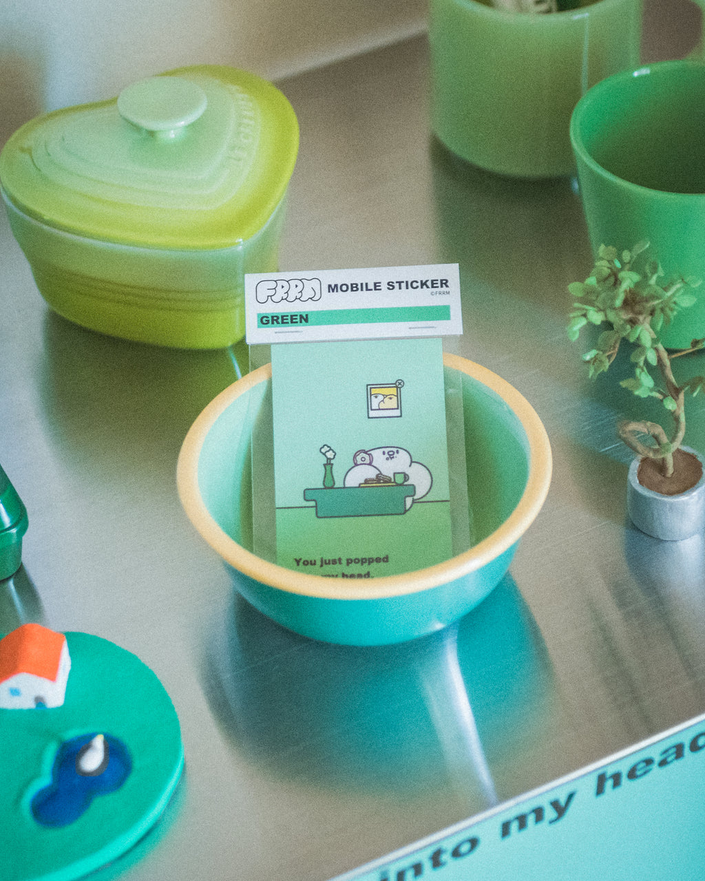 FRRM MOBILE STICKER GREEN