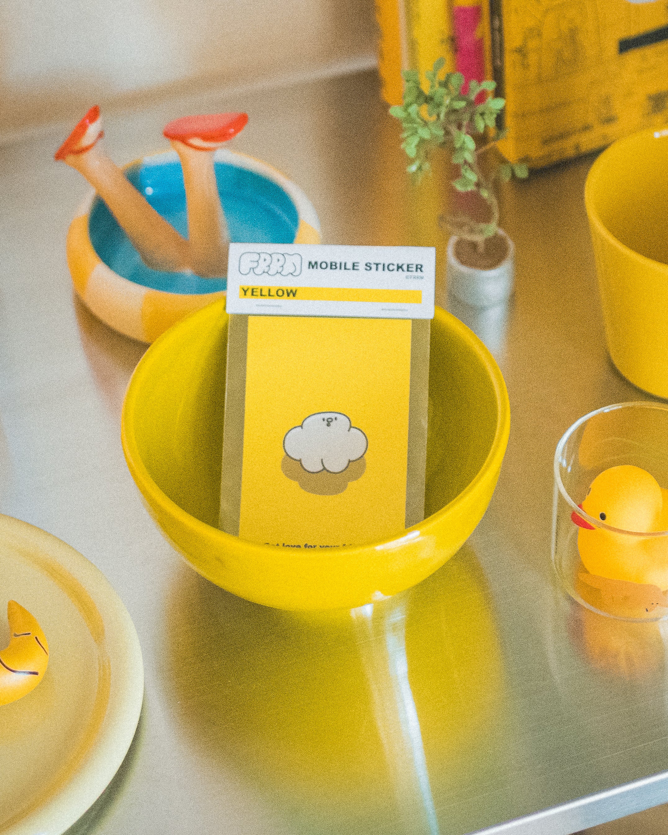 FRRM MOBILE STICKER YELLOW