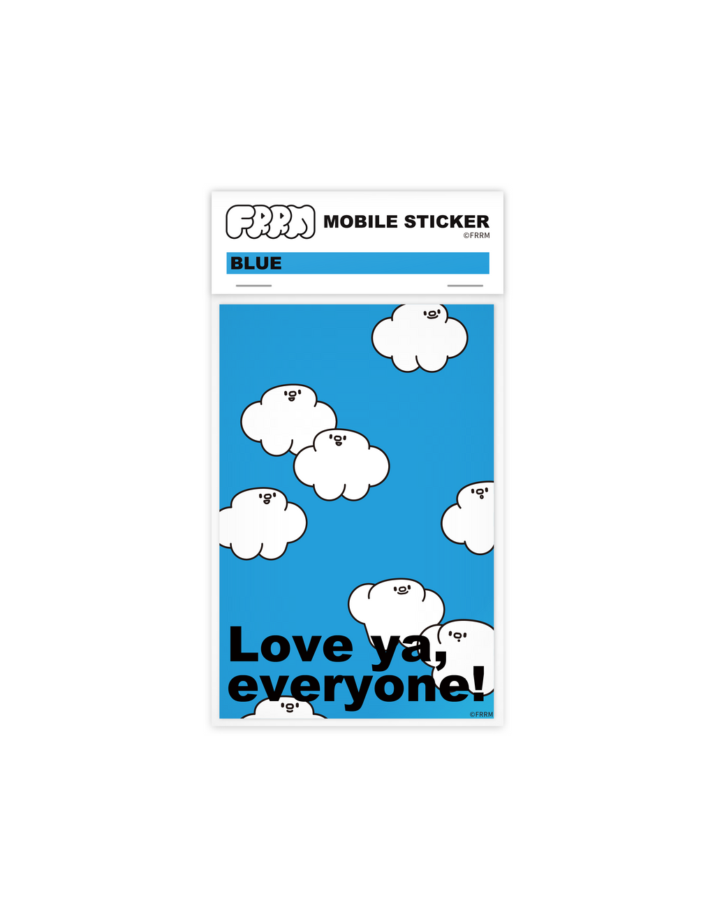FRRM MOBILE STICKER BLUE