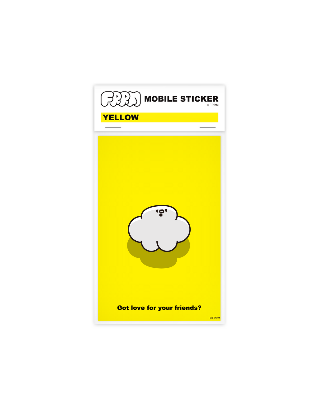 FRRM MOBILE STICKER YELLOW