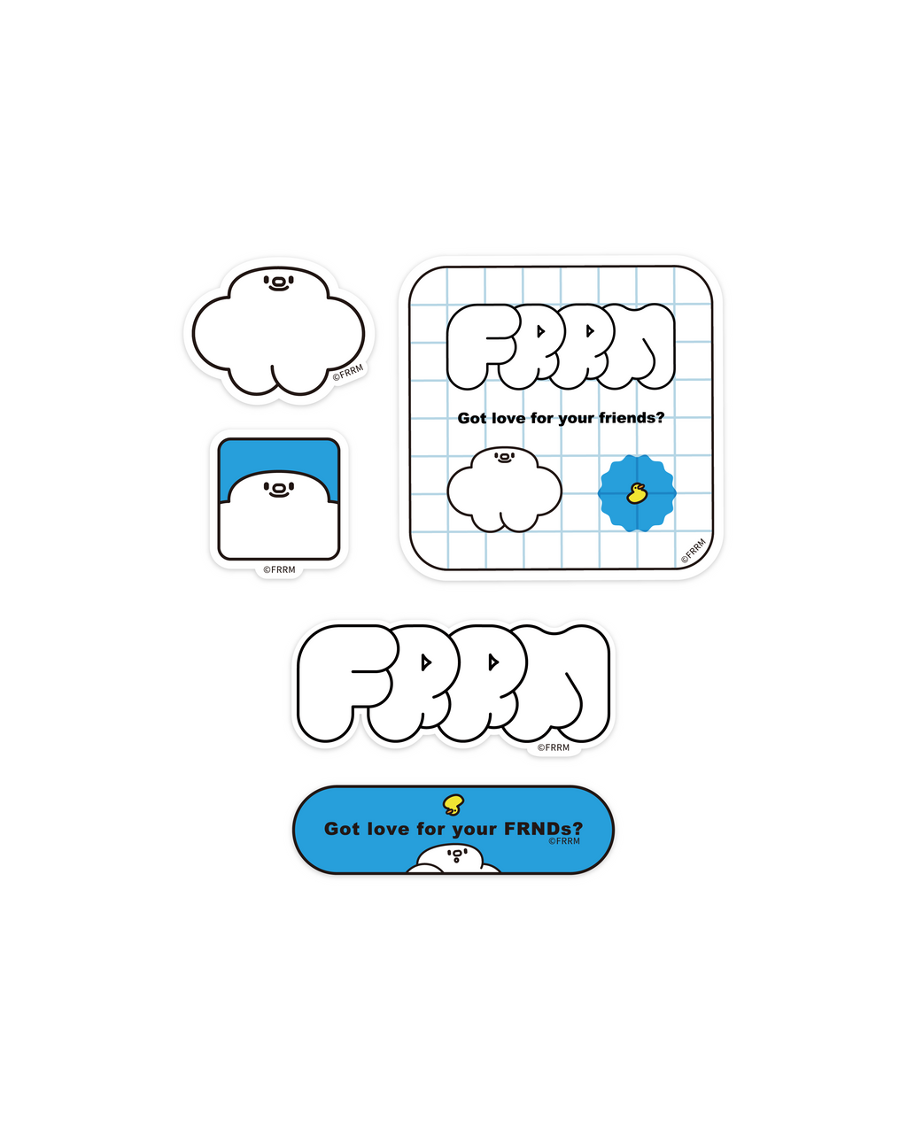 FRRM STICKER SET A